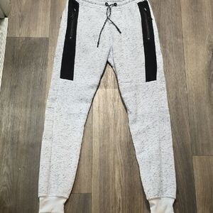 ENCRYPTED Men's Heathered Joggers with Black Details